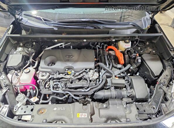 JTMRWRFV7SD334664 2025 TOYOTA RAV4 Black Вид підкапотного простору