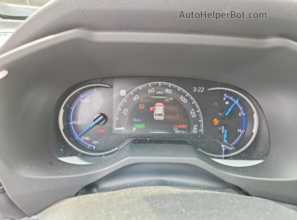 JTMRWRFV7SJ063185 2025 TOYOTA RAV4 Gray Instrument cluster view