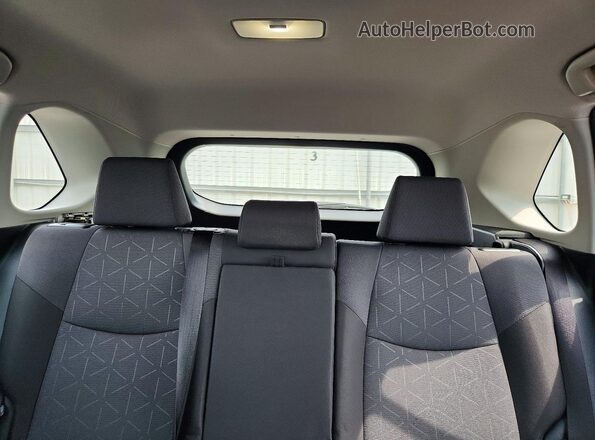 JTMRWRFV7SJ063185 2025 TOYOTA RAV4 Gray Rear seats view
