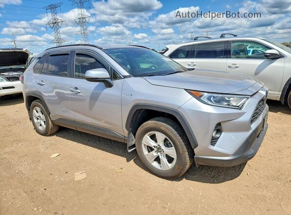 JTMRWRFV8KD005052 2019 TOYOTA RAV4 Silver Przód prawy