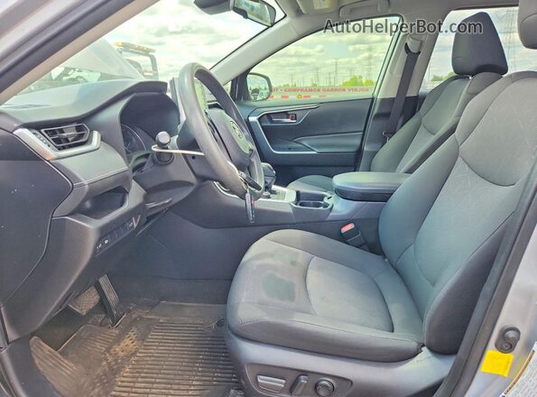 JTMRWRFV8KD005052 2019 TOYOTA RAV4 Silver Widok wnętrza z przodu