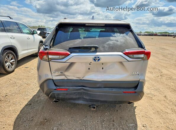 JTMRWRFV8KD005052 2019 TOYOTA RAV4 Silver Widok z tyłu