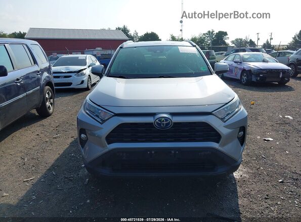 JTMRWRFV8LD064748 2020 TOYOTA RAV4 HYBRID Gray Widok zestawu wskaźników