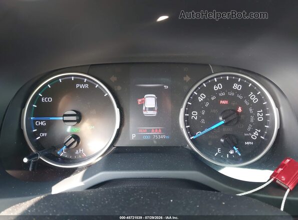 JTMRWRFV8LD064748 2020 TOYOTA RAV4 HYBRID Gray Widok tylnych siedzeń