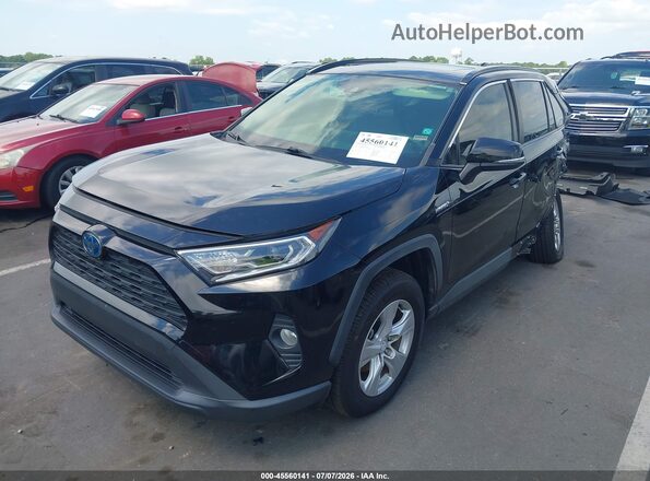JTMRWRFV8MD119104 2021 TOYOTA RAV4 HYBRID Black Передня ліва чверть