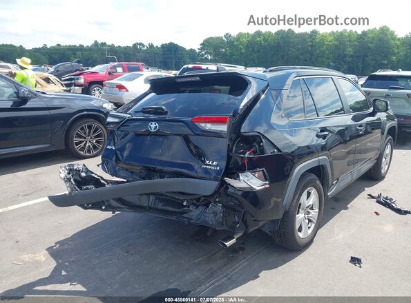 JTMRWRFV8MD119104 2021 TOYOTA RAV4 HYBRID Black Задня права чверть