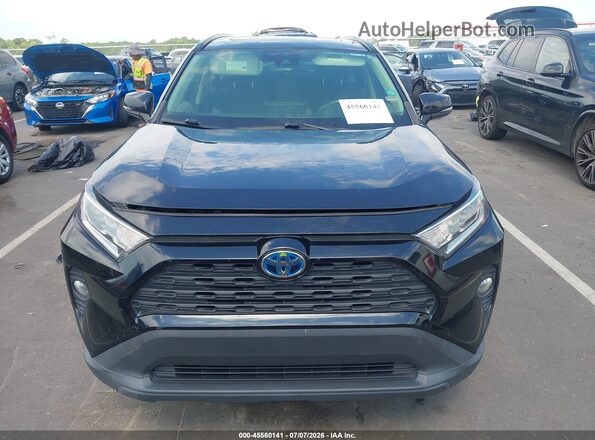 JTMRWRFV8MD119104 2021 TOYOTA RAV4 HYBRID Black Вид задньої частини салону