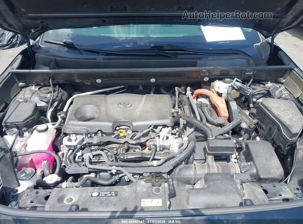 JTMRWRFV8MD119104 2021 TOYOTA RAV4 HYBRID Black Вид ззаду