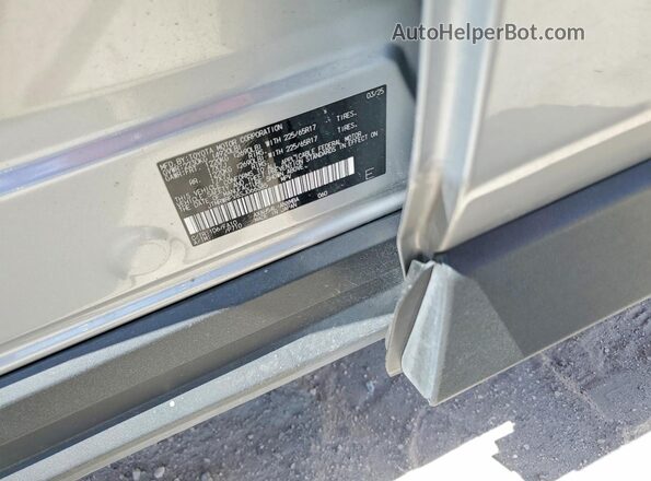 JTMRWRFV8SJ066385 2025 TOYOTA RAV4 Silver Vista de la etiqueta del VIN
