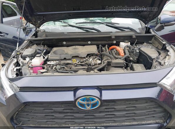 JTMRWRFV9ND154185 2022 TOYOTA RAV4 HYBRID Dark Blue Вид сзади