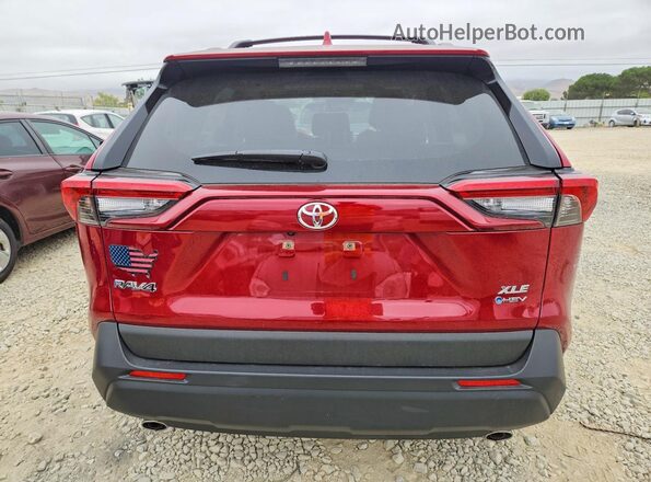 JTMRWRFV9SD337016 2025 TOYOTA RAV4 Burgundy Widok z tyłu