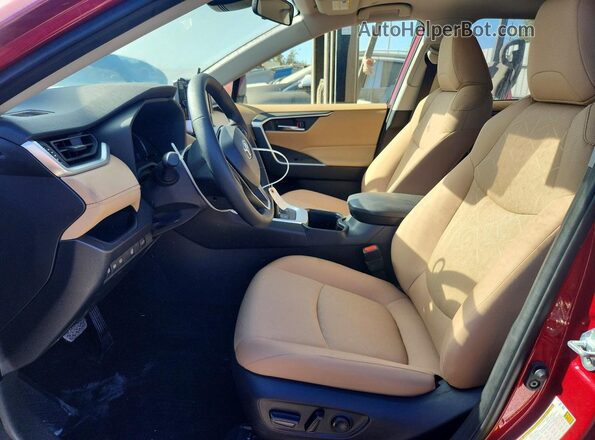 JTMRWRFV9SD337016 2025 TOYOTA RAV4 Burgundy Widok wnętrza z przodu