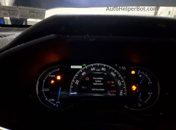 JTMRWRFV9SD604087 2025 TOYOTA RAV4 Blue Vista del cuadro de instrumentos
