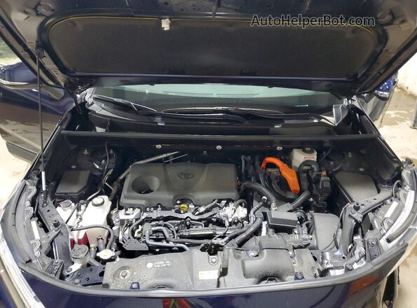 JTMRWRFV9SD604087 2025 TOYOTA RAV4 Blue Vista del compartimento del motor