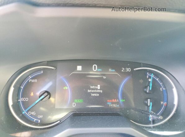JTMRWRFVXSD286738 2025 TOYOTA RAV4 Black Սարքավորումների վահանակի տեսք