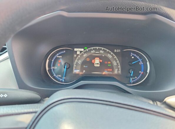 JTMRWRFVXSD304137 2025 TOYOTA RAV4 Blue Вид щитка приладів
