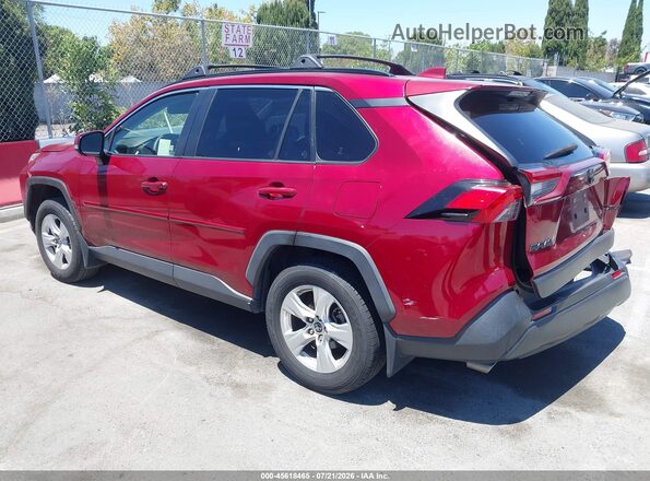 JTMW1RFV0KD010005 2019 TOYOTA RAV4 Red უკანა მარცხენა