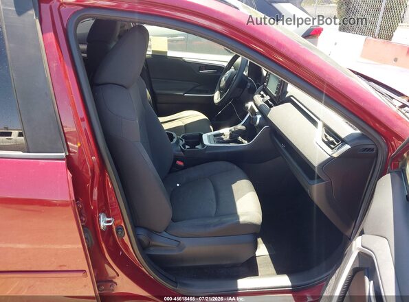 JTMW1RFV0KD010005 2019 TOYOTA RAV4 Red წინა სალონის ხედი