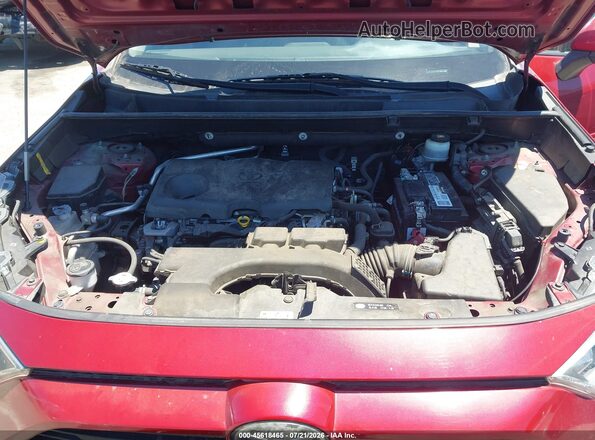 JTMW1RFV0KD010005 2019 TOYOTA RAV4 Red უკანა ხედი
