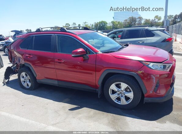 JTMW1RFV0KD010005 2019 TOYOTA RAV4 Red უკანა სალონის ხედი