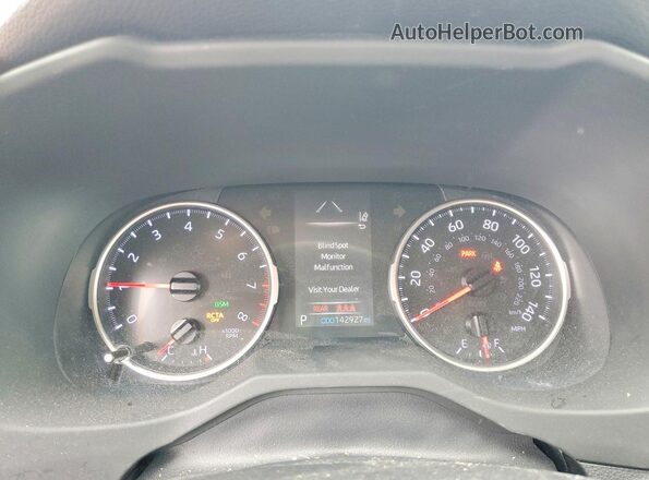 JTMW1RFV0KD513730 2019 TOYOTA RAV4 Blue Widok zestawu wskaźników