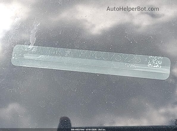 JTMW1RFV1MD073925 2021 TOYOTA RAV4 Gray 