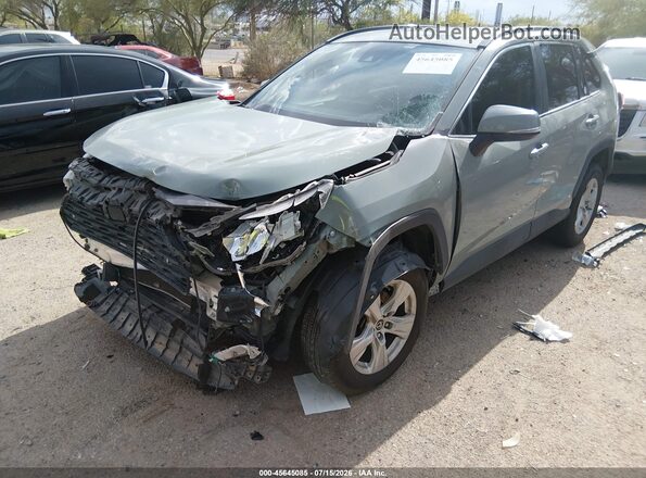 JTMW1RFV2KD030305 2019 TOYOTA RAV4 Green Vista tres cuartos delantera izquierda