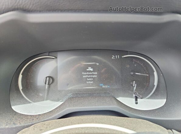 JTMW1RFV2PJ025677 2023 TOYOTA RAV4 Silver Vista del cuadro de instrumentos