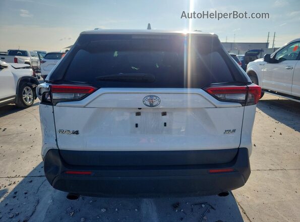 JTMW1RFV3KD032564 2019 TOYOTA RAV4 White Հետևի տեսք