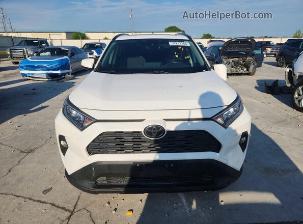 JTMW1RFV3KD032564 2019 TOYOTA RAV4 White Դիմացի տեսք