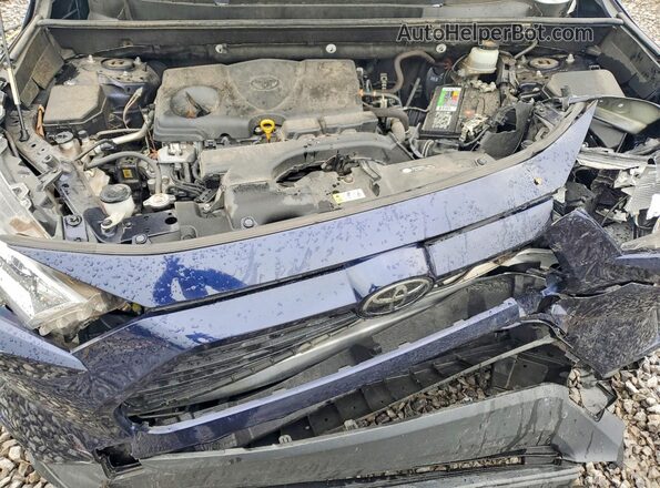 JTMW1RFV3KD037005 2019 TOYOTA RAV4 Blue Engine compartment view