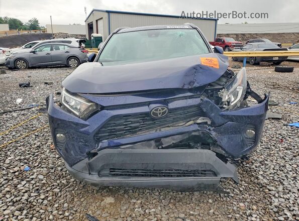 JTMW1RFV3KD037005 2019 TOYOTA RAV4 Blue Front view