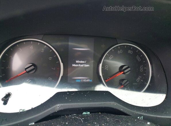 JTMW1RFV3KD037005 2019 TOYOTA RAV4 Blue Instrument cluster view