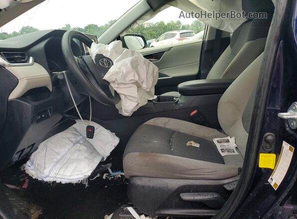 JTMW1RFV3KD037005 2019 TOYOTA RAV4 Blue Front interior view