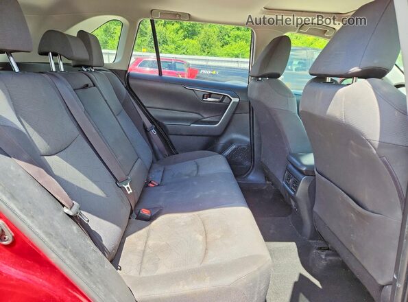 JTMW1RFV3KD511860 2019 TOYOTA RAV4 Red Vista interior trasera