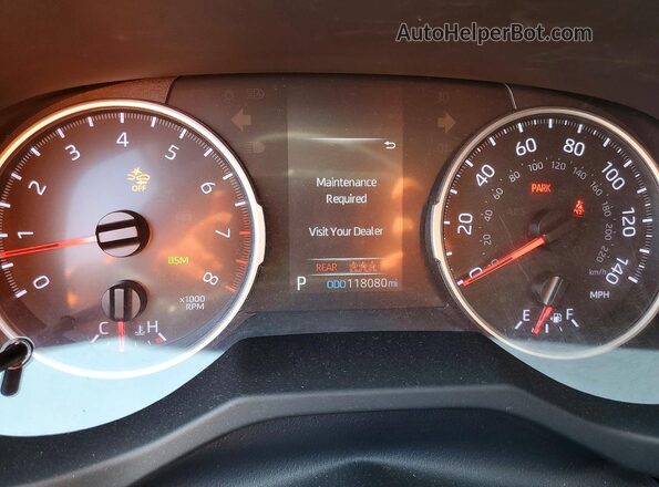 JTMW1RFV3KD516637 2019 TOYOTA RAV4 Черный Вид щитка приборов
