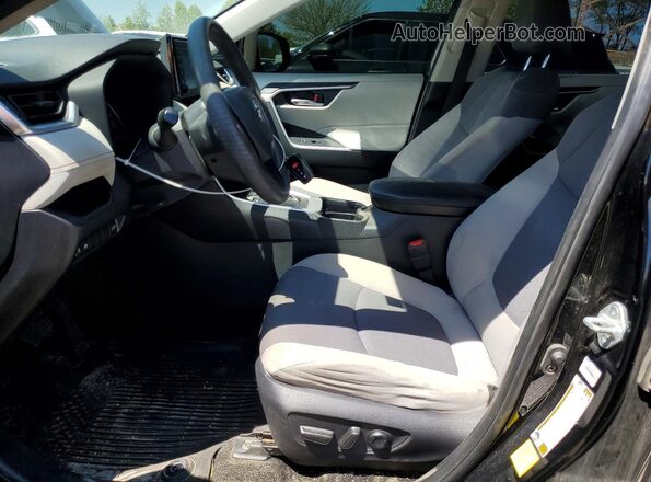 JTMW1RFV3KD516637 2019 TOYOTA RAV4 Черный Вид салона спереди