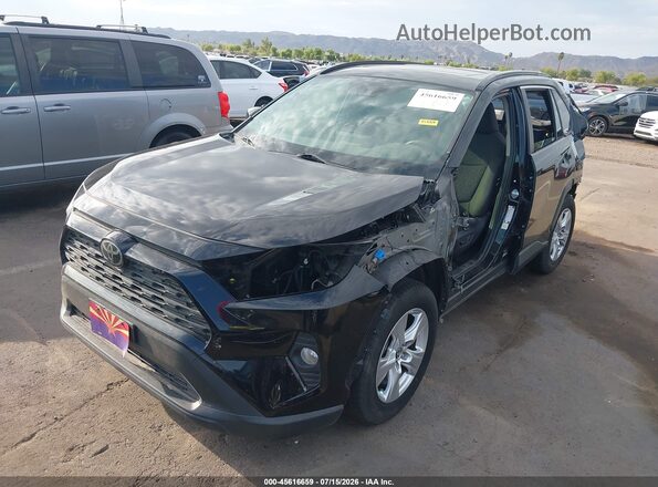 JTMW1RFV3LJ020191 2020 TOYOTA RAV4 Black Передня ліва чверть