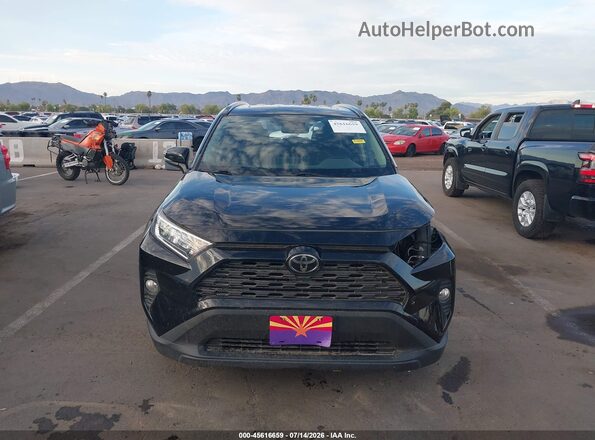 JTMW1RFV3LJ020191 2020 TOYOTA RAV4 Black Вид задньої частини салону
