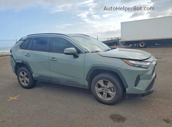 JTMW1RFV4NJ024415 2022 TOYOTA RAV4 Зеленый Передняя правая четверть
