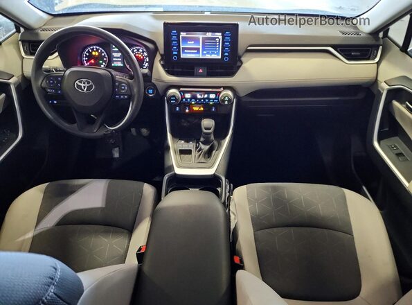 JTMW1RFV5KD016981 2019 TOYOTA RAV4 Белый Вид панели приборов