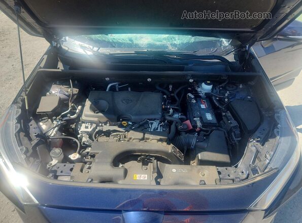 JTMW1RFV5LJ021987 2020 TOYOTA RAV4 Blue ძრავის განყოფილების ხედი