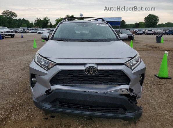 JTMW1RFV6KD020229 2019 TOYOTA RAV4 Silver Front view