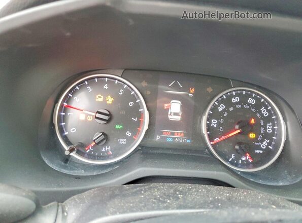 JTMW1RFV6KD020229 2019 TOYOTA RAV4 Silver Instrument cluster view