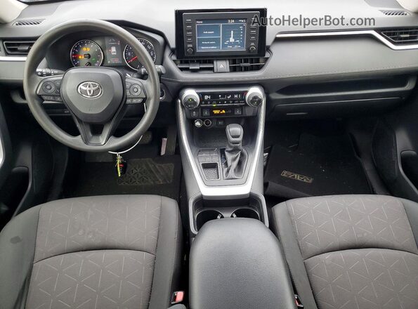 JTMW1RFV6KD020229 2019 TOYOTA RAV4 Silver Dashboard view