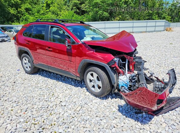 JTMW1RFV7KJ013954 2019 TOYOTA RAV4 Красный Передняя правая четверть