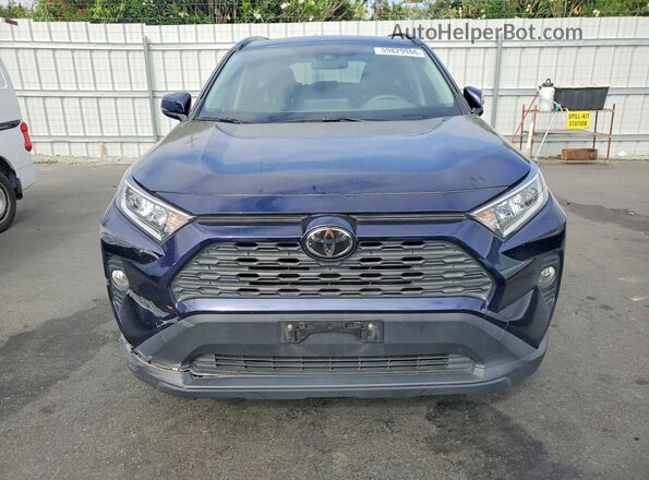 JTMW1RFV7KJ016319 2019 TOYOTA RAV4 Синий Вид спереди