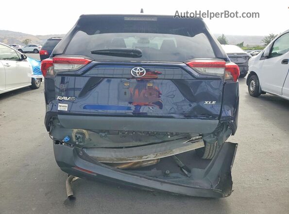 JTMW1RFV7KJ016319 2019 TOYOTA RAV4 Синий Вид сзади