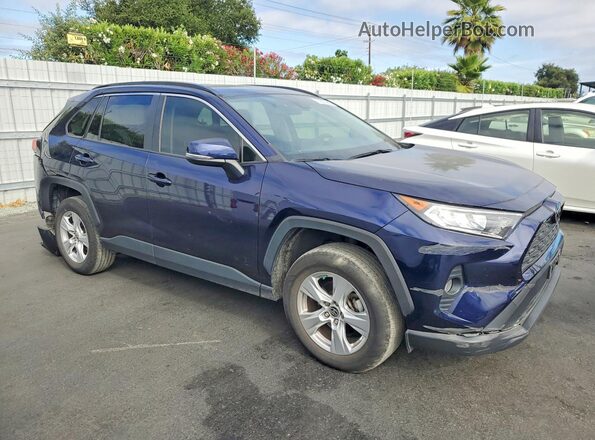 JTMW1RFV7KJ016319 2019 TOYOTA RAV4 Синий Передняя правая четверть