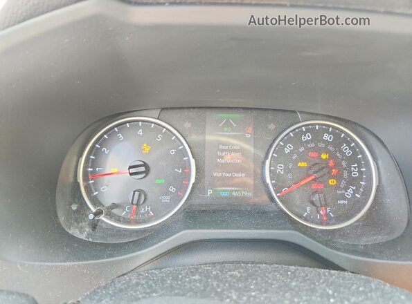 JTMW1RFV8LD059065 2020 TOYOTA RAV4 White Instrument cluster view
